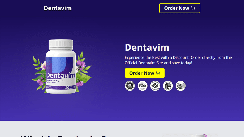 Dentavim - Landing Page