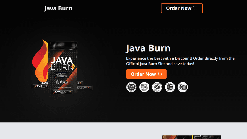 Java Burn - Landing Page