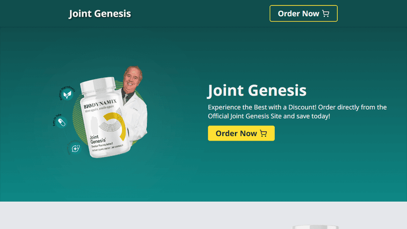 Joint Genesis - Landing Page