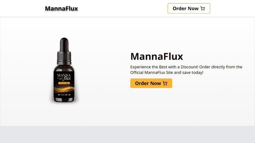 Mannaflux - Landing Page