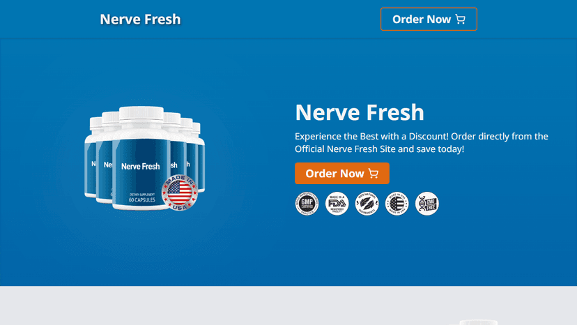 Nerve Fresh - Landing Page