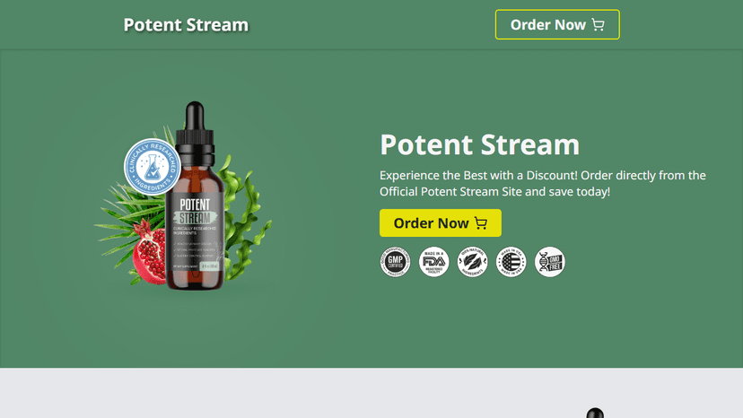 Potent Stream - Landing Page