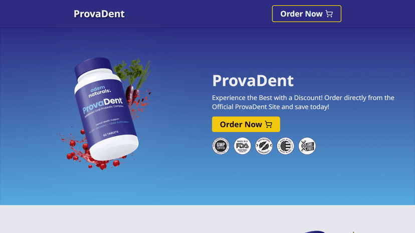 Provadent - Landing Page