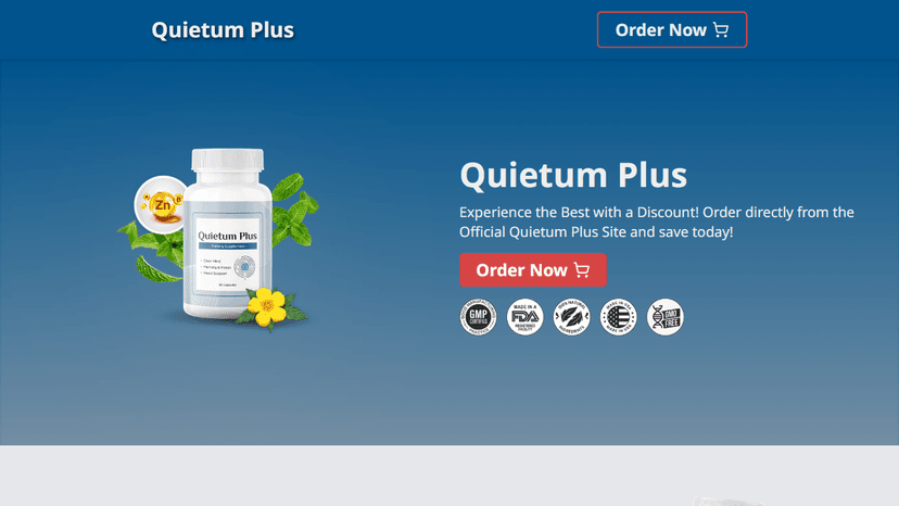 Quietum Plus - Landing Page