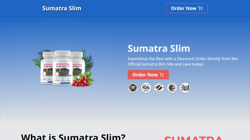 Sumatra Slim - Landing Page