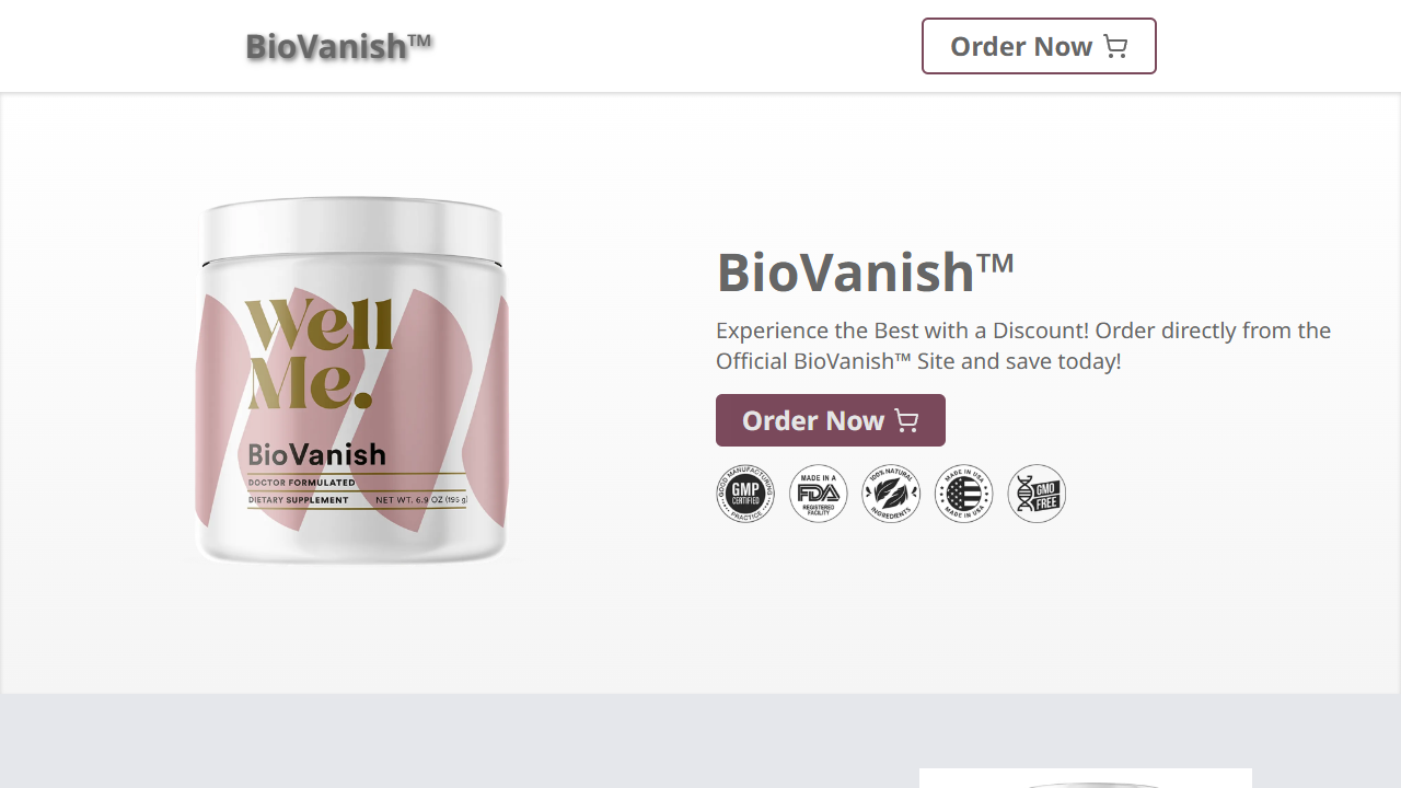 Biovanish - Presell Pronta