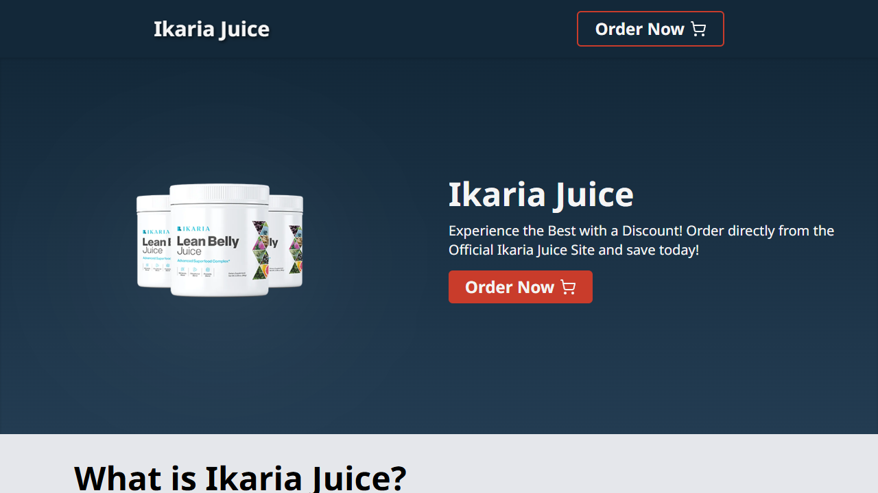 Ikaria Juice - Presell Pronta