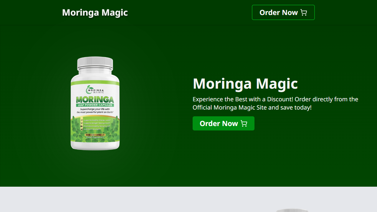 Moringa Magic - Presell Pronta