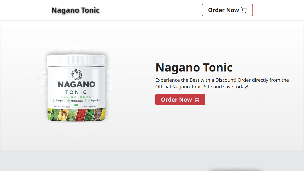 Nagano Tonic - Presell Pronta